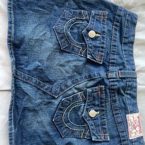 True Religion mini skirt